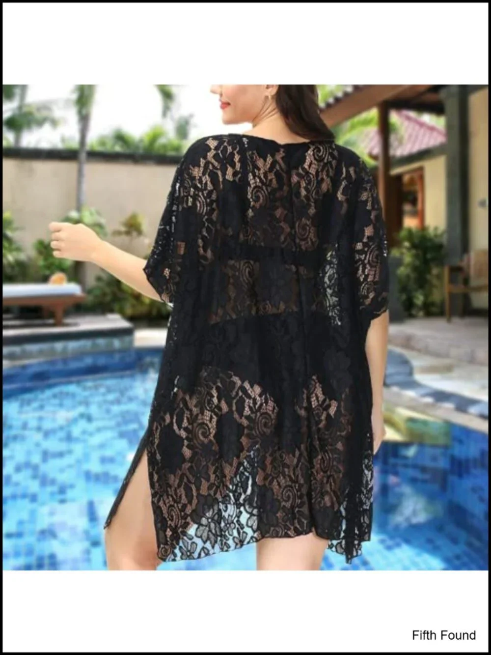 Sexy Lace Crochet Cover Up Beach Swimsuit Coverup Plus Size